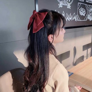 Kẹp tóc nơ lụa bản to phong cách hàn quốc