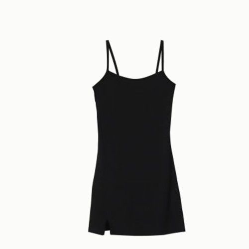 Set Đầm Đen Hai Món Tay Dài Thời Trang Xuân Hè Dành Cho Nữ