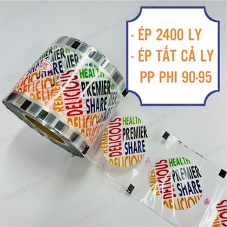 Màng ép ly nhựa, cuộn màng ép ly, màng ép ly trà sữa, màng dập cốc nhựa, cuộn màng ly, màng seal ép 2400 ly DILICOUS
