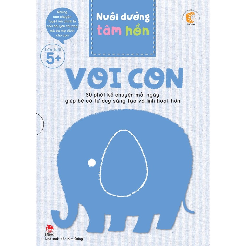 Sách - Nuôi dưỡng tâm hồn -Voi con (Hộp 6 cuốn)