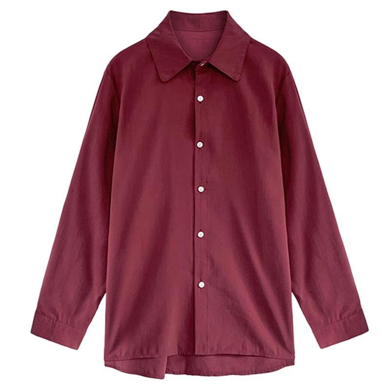 ComfortKorean Design Shirt Ultra Wide Office Vest Top Vest Chiffon Shirt