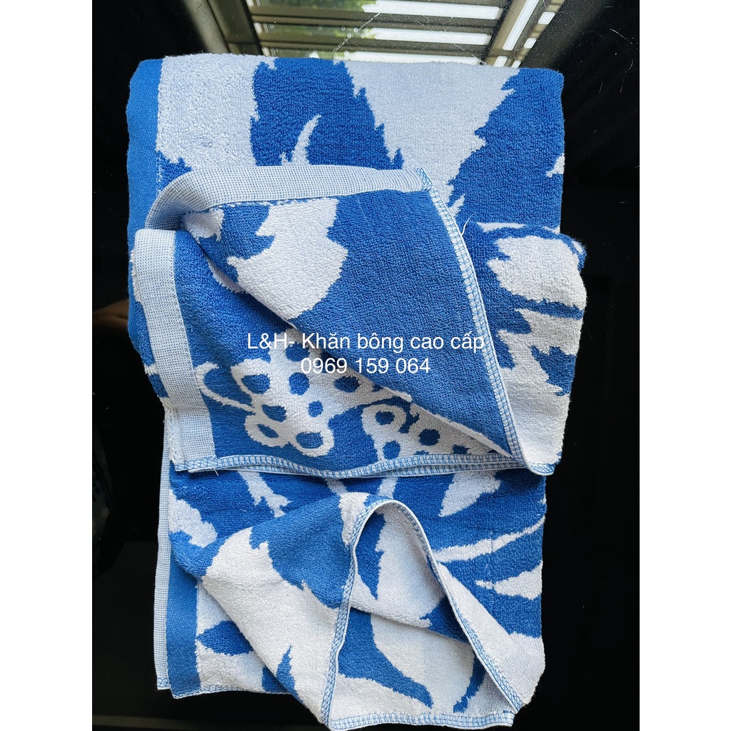 Khăn tắm cotton cao cấp, Hoa Nở, Tân Thịnh, KT 50x100cm