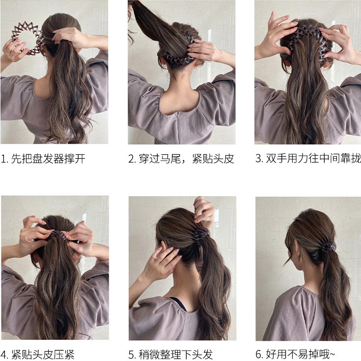 Kẹp tóc hình tổ chim thiết kế đơn giản thời trang cho nữ