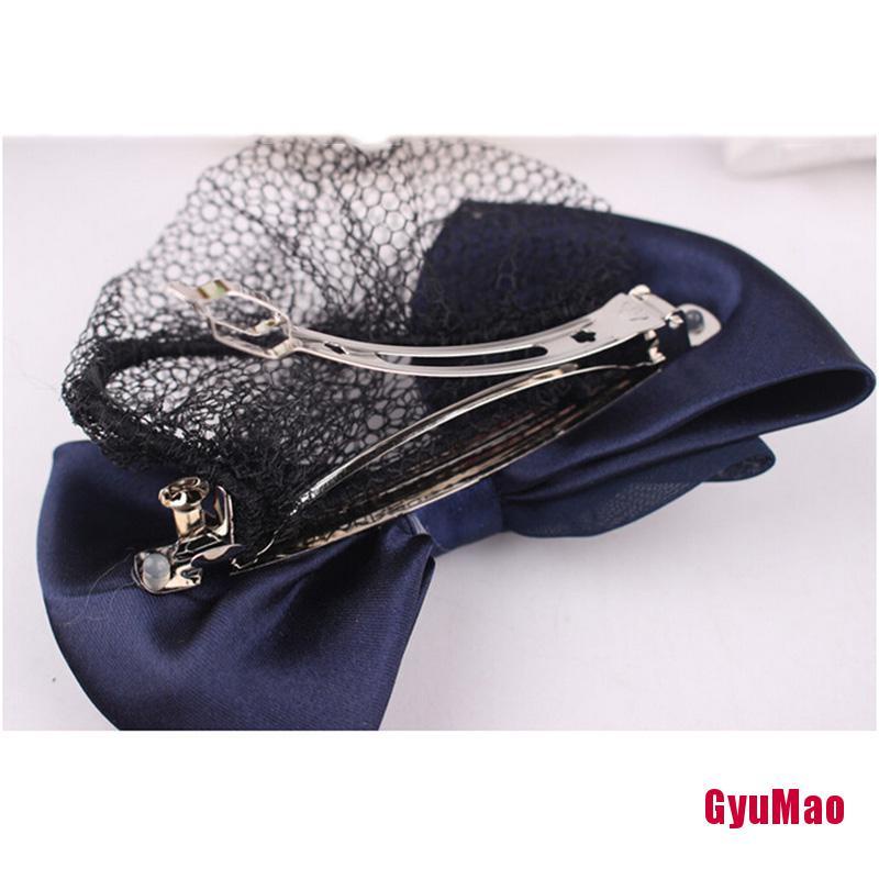 Kẹp Tóc Hình Nơ Màu Đen Siêu Bền Thời Trang Cho Nữ