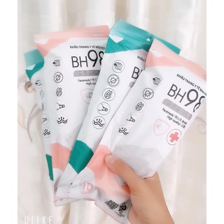 Khẩu trang y tế 4D KF94 kháng khuẩn chống bụi siêu mịn không đau tai, không lem son môi
