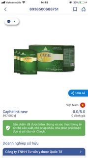 Caphelink new cà phê thảo dược