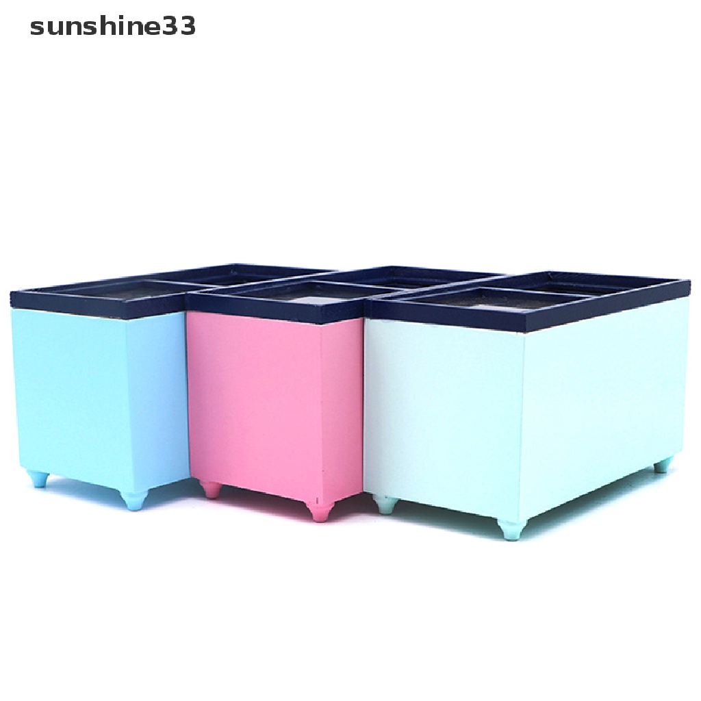 Tủ Lạnh Mini Tỉ Lệ 1: 12 Dùng Để Trang Trí Nhà Búp Bê