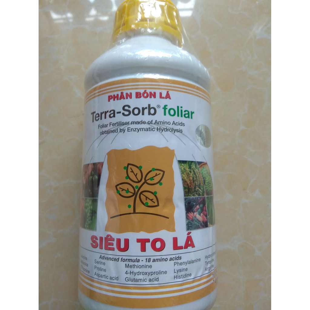 Phân bón lá siêu to lá terra-sorb foliar - chai 1 lít