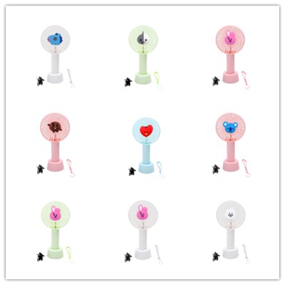 KPOP BTS peripheral BT21 fan Mini portable desktop silent fan