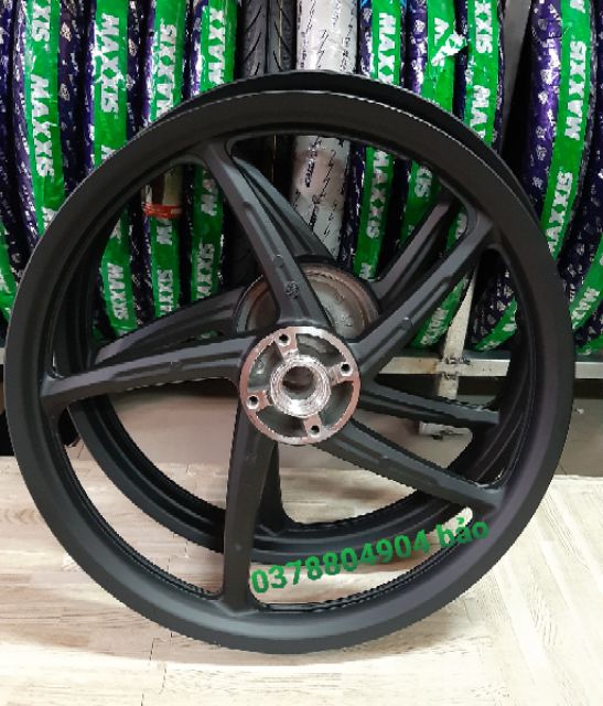 Bánh Mâm WAVE RS 5 cây lớn giả zin có chữ hondaa như hình đĩa trước 4 lỗ sau đùm