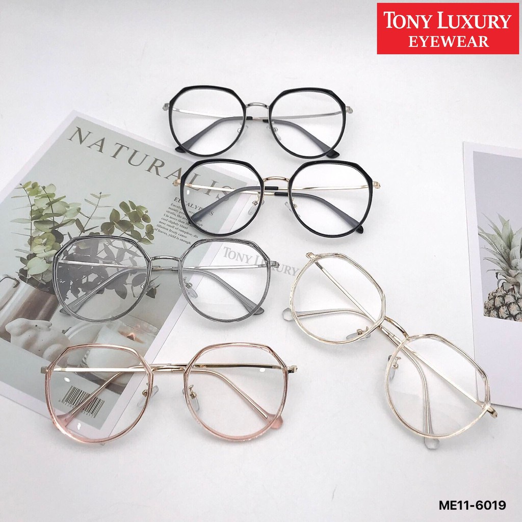 Gọng Kính Cận Mắt Tròn To Teen Tony Luxury Eyewear ME11-6019 - Nhận Cắt Tròng Cận Viễ