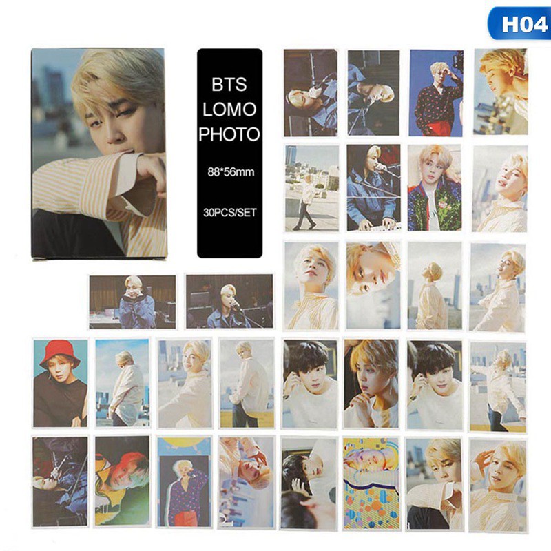 Hộp 30 Ảnh Lomo Card 2017 Bts You Never Walk Alone Album