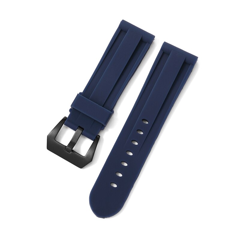 Dây đeo đồng hồ bằng cao su silicon mềm chống thấm nước 22mm 24mm 26mm cho nam
