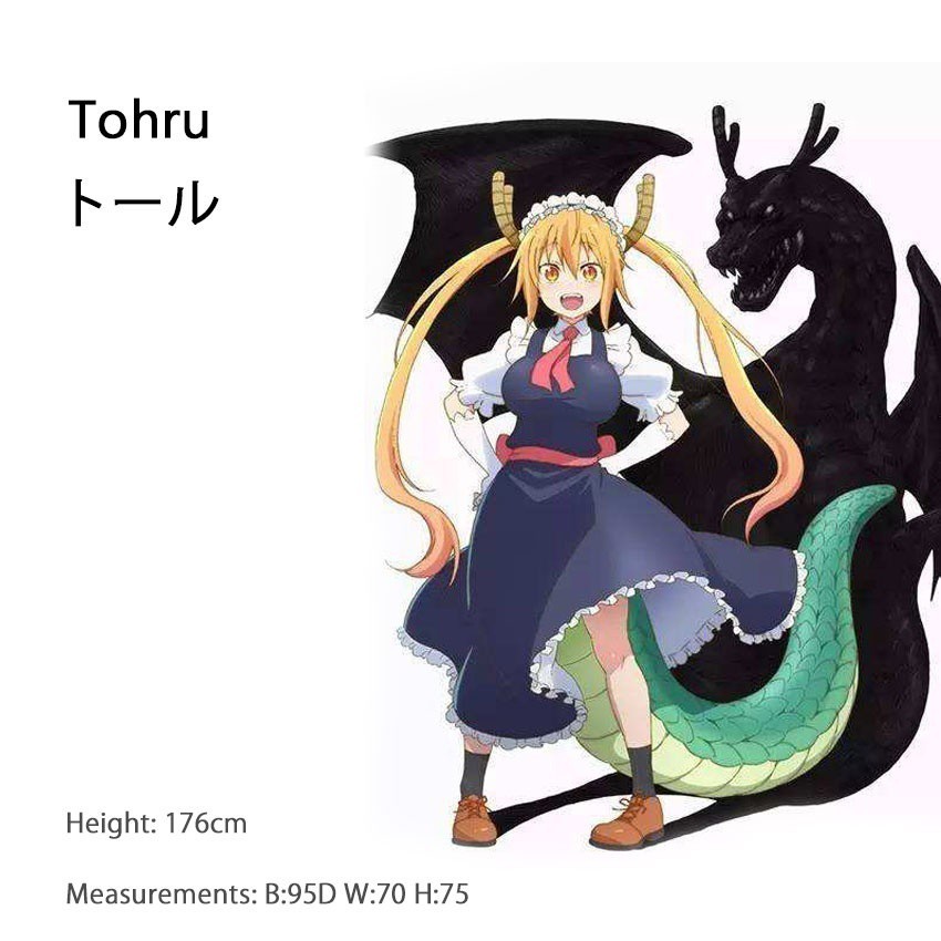 Móc Khóa Hình Anime Kobayashi-san Chi No Maid Dragon Chất Liệu Acrylic