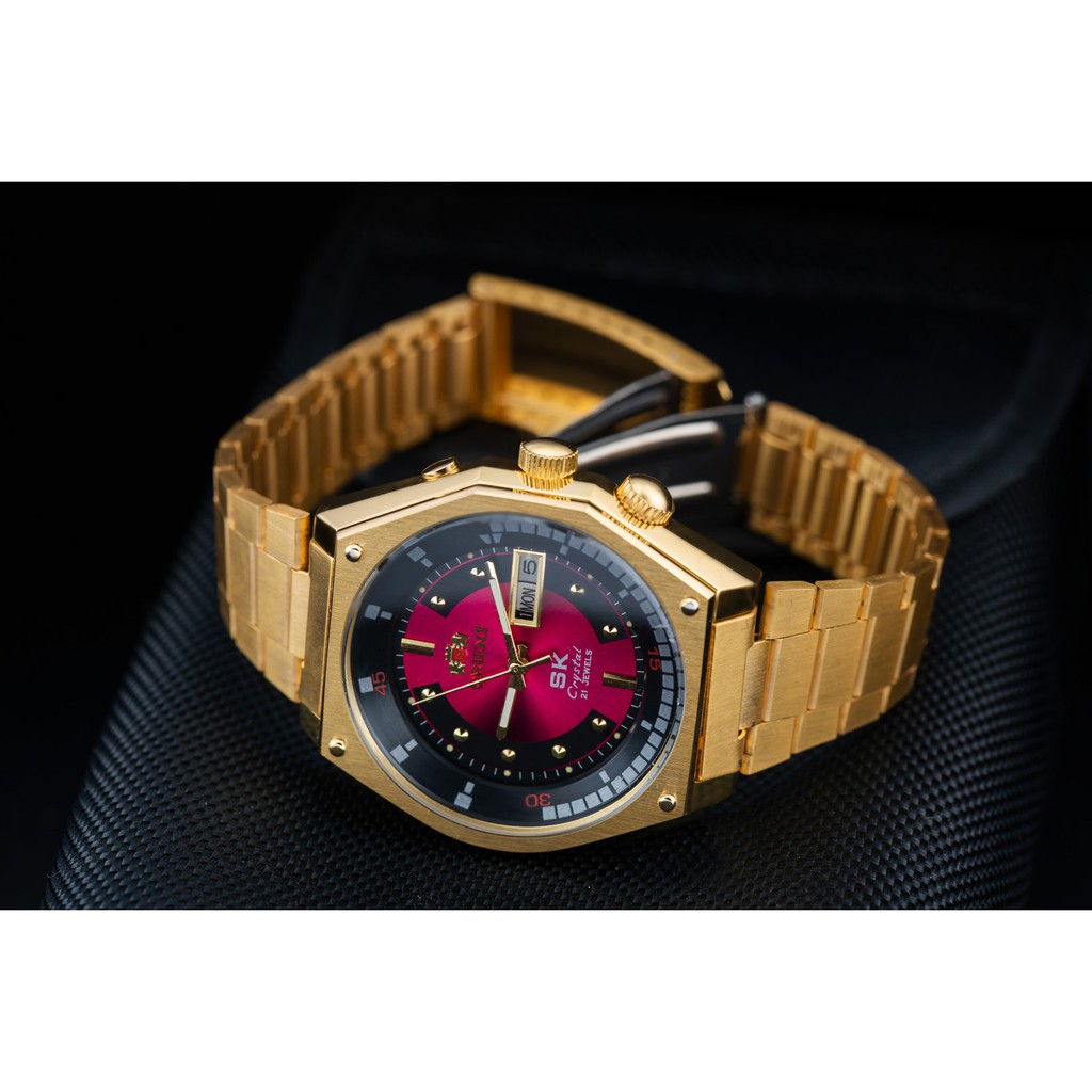 Đồng Hồ SK Orient Thời Trang Nam Vàng GOLD 14K + ĐỦ HỘP THẺ ORIENT | BigBuy360 - bigbuy360.vn