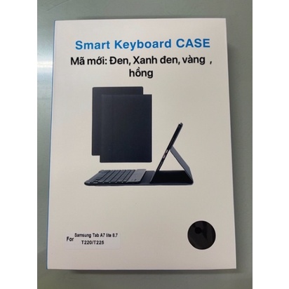 Bao da kèm bàn phím rời cho Samsung Galaxy Tab A7 Lite T225, Tab A7 10.4inch t500, T505