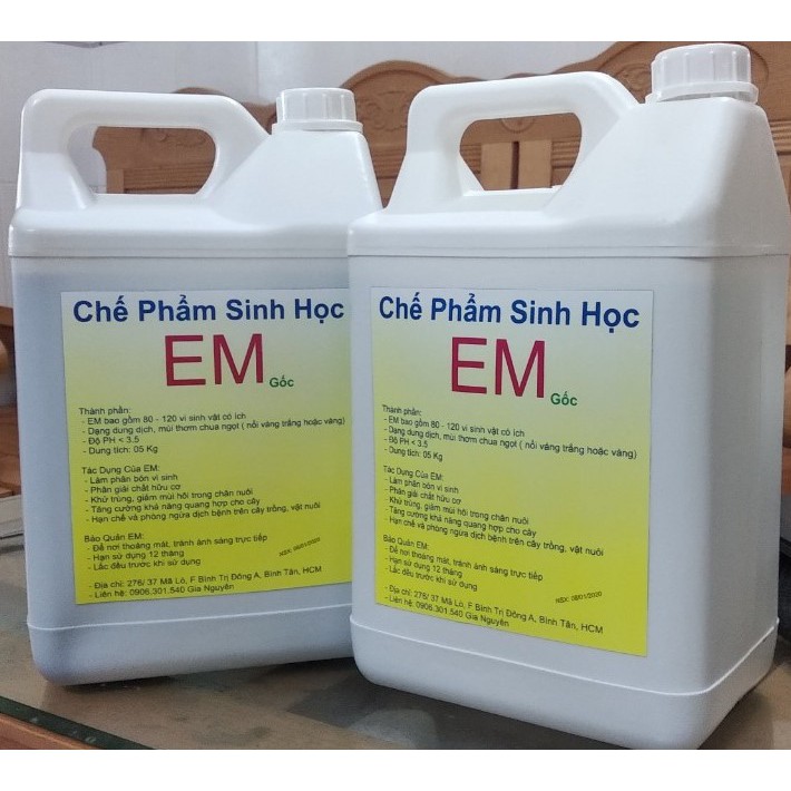 Chế Phẩm Sinh Học EM Gốc 5Kg NoBrand5.4KG