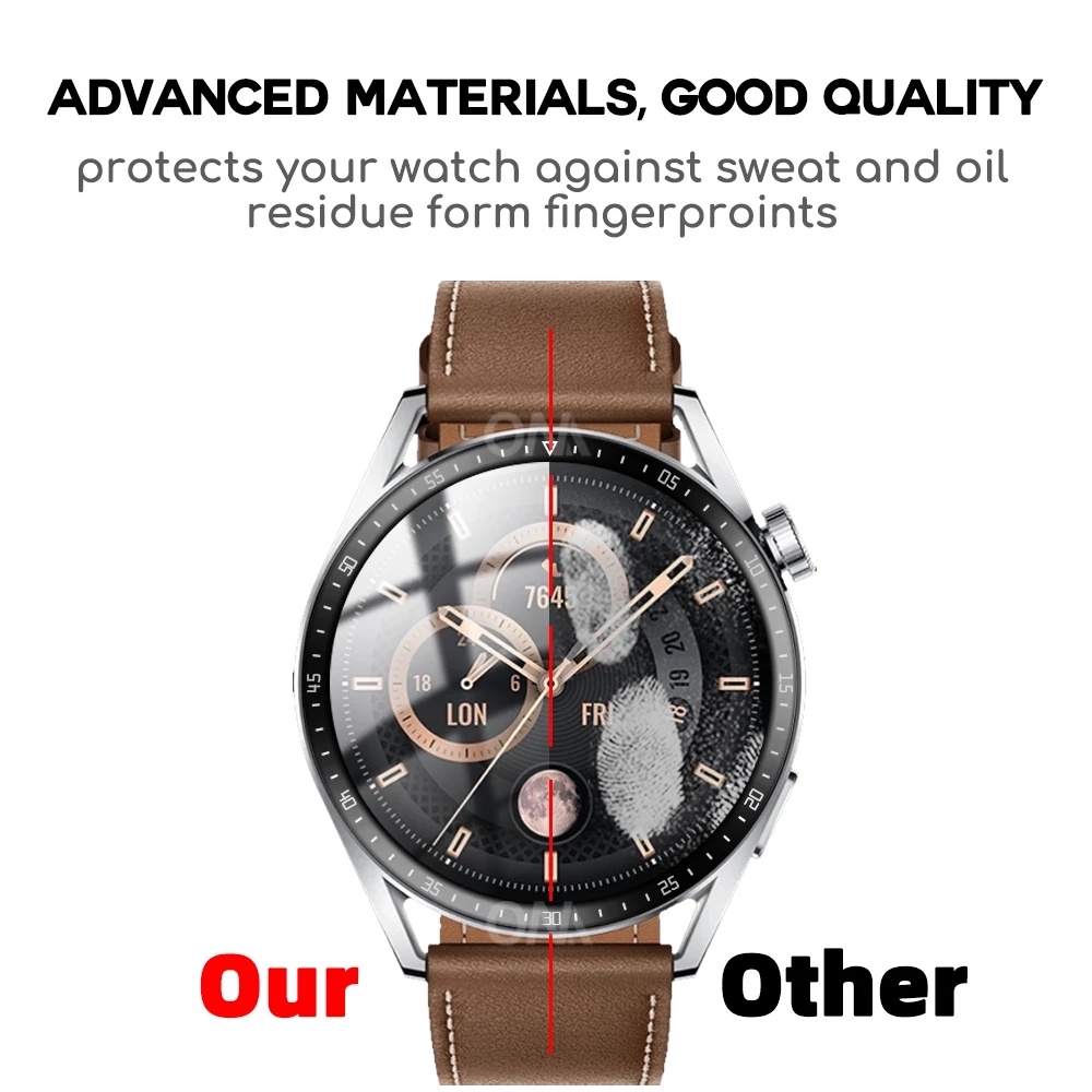 Kính cường lực chống trầy HD thích hợp cho đồng hồ Huawei Watch GT3 46mm
