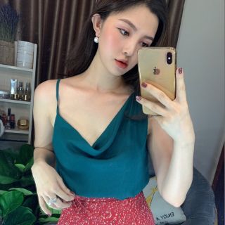 áo cổ đổ 1 dây vai