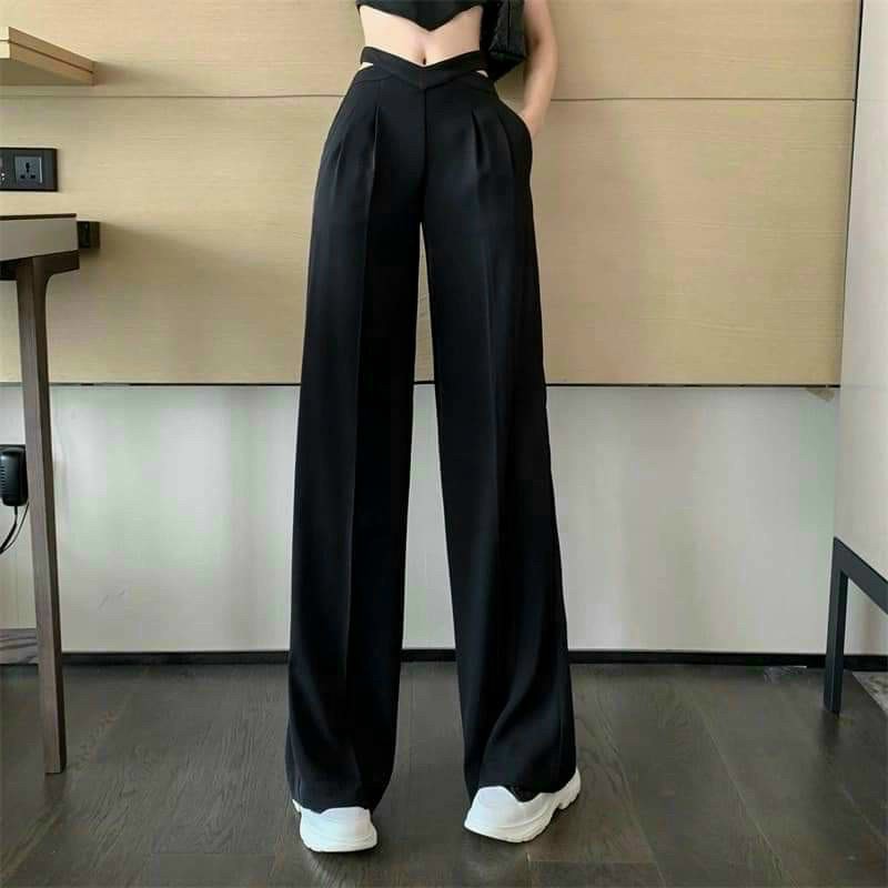 Quần suông dài siêu cá tính cut-out - Mã 903