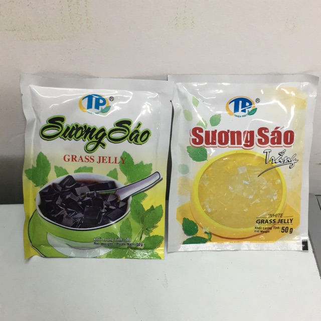 Bột Sương Sáo Grass Jelly Thuận Phát 50g ( Trắng - Đen )