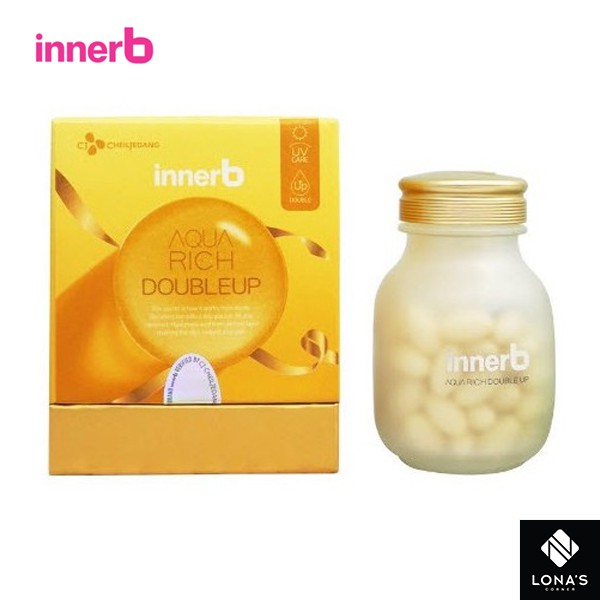 Viên Uống Innerb Aqua Rich Doubleup Hỗ Trợ Cấp Nước Và Collagen 70 viên (Mẫu mới)