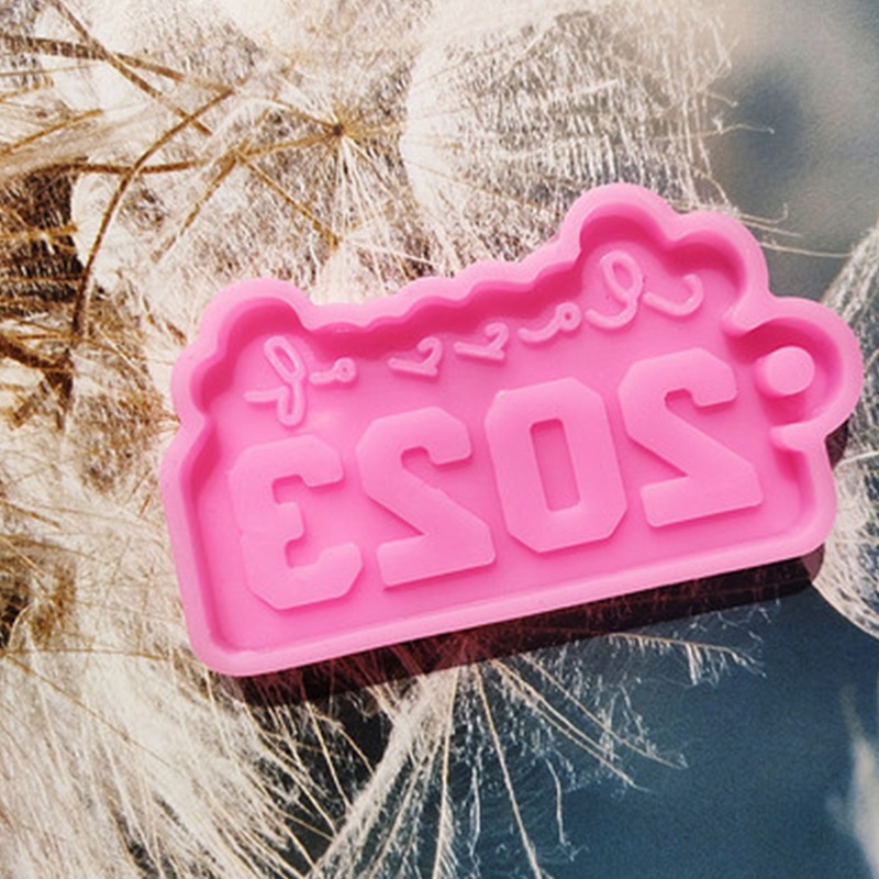 Bộ 1/3 Khuôn Silicone Làm Mặt Dây Chuyền 2022 2023 2024 Năm