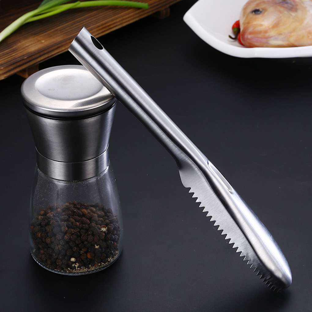 [CHOO] Stainless Steel Fish Scaler Round Handle Fast Cleaning Scale Scraper Remover Kitchen Gadgets Skin Peeler Tool