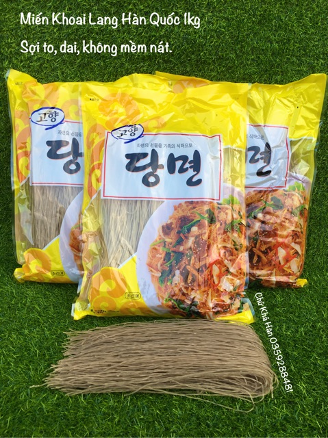 1KG MIẾN KHOAI LANG GOGI HÀN QUỐC SỢI TO DAI