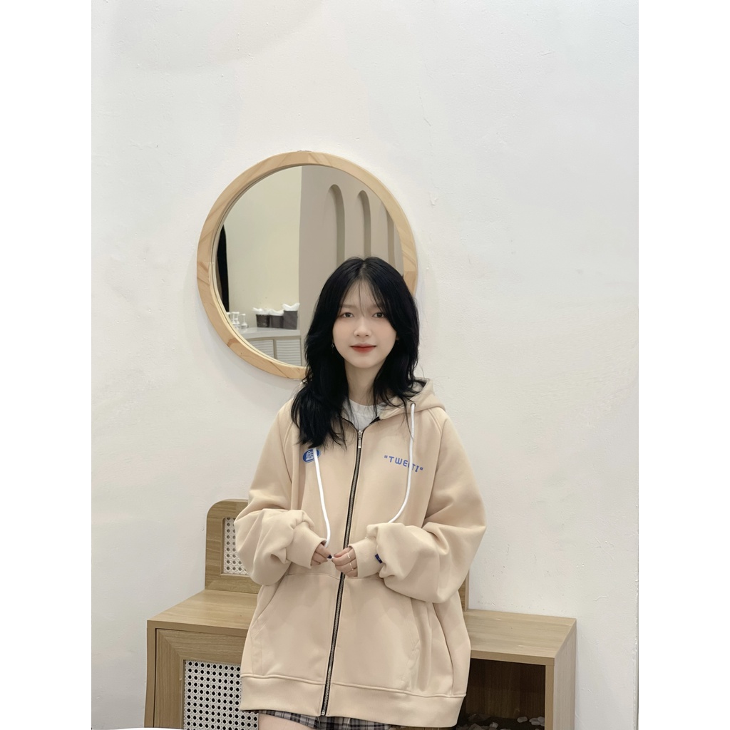 ÁO HOODIE NỈ ZIP TWENTI BASIC NĂNG ĐỘNG