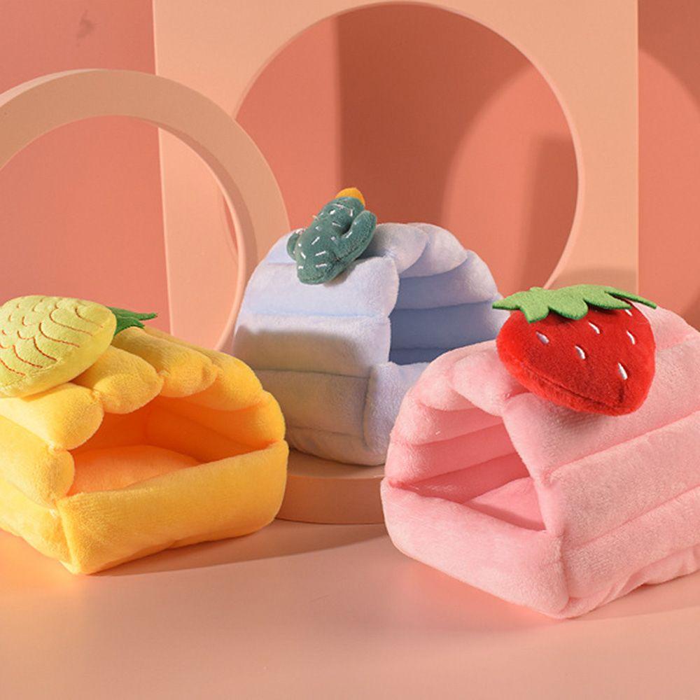 SUYO Tổ Ngủ Cotton Họa Tiết Hoạt Hình Xinh Xắn Theo Phong Cách Mùa Đông Dành Cho Chuột Hamster