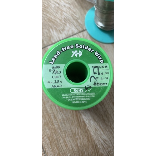 Thiếc Hàn loại xịn chuẩn siêu bóng 1.2 mm,1.6mm,2.0mm,0.8mm.1mm