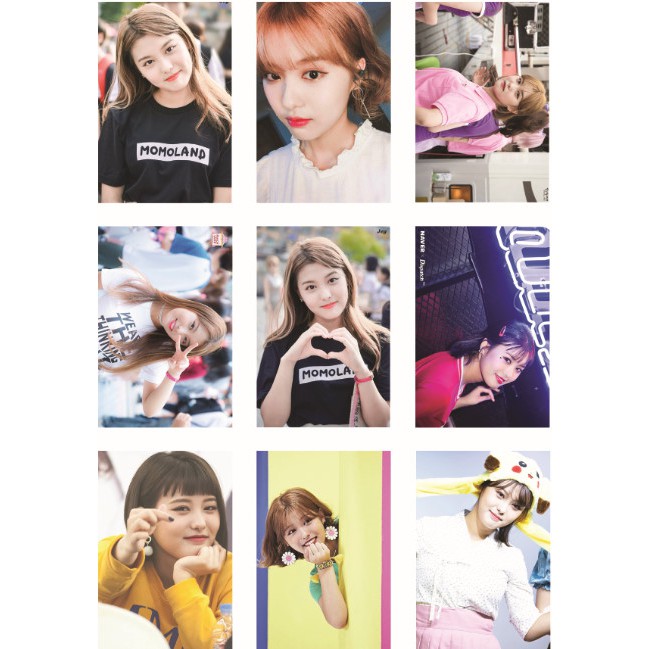 Lomo card 36 ảnh thành viên MOMOLAND - AHIN