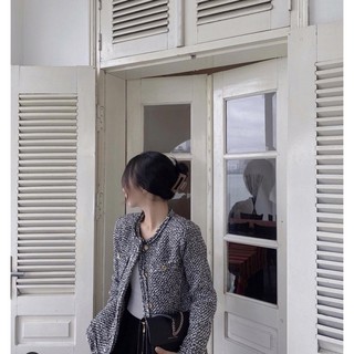 [Order] Áo khoác vải tweed cao cấp (ảnh thật)