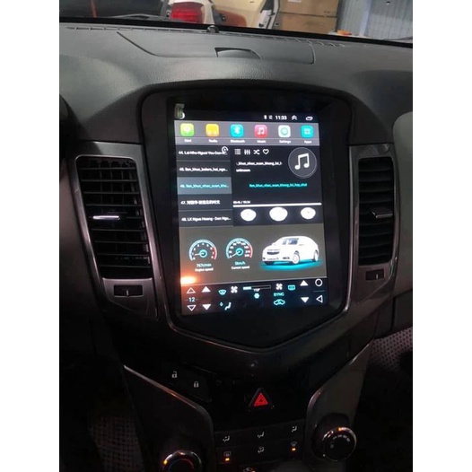 Màn hình tesla cho cruze