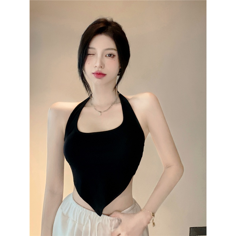 QKOOLE  Áo crop top Thời Trang Theo Phong Cách Hàn Quốc Dành Cho Nữ