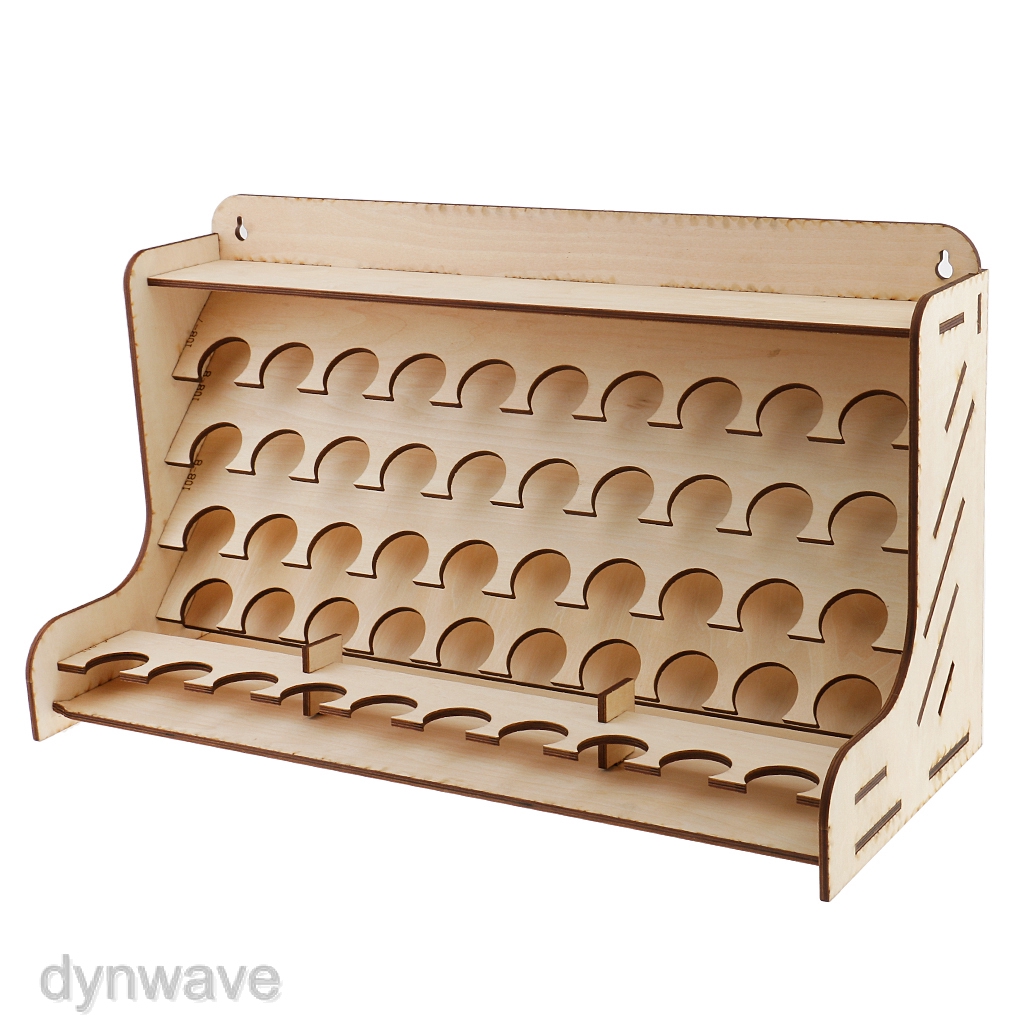 Giá Đỡ Lọ Màu Sơn Bằng Gỗ Tiện Dụng