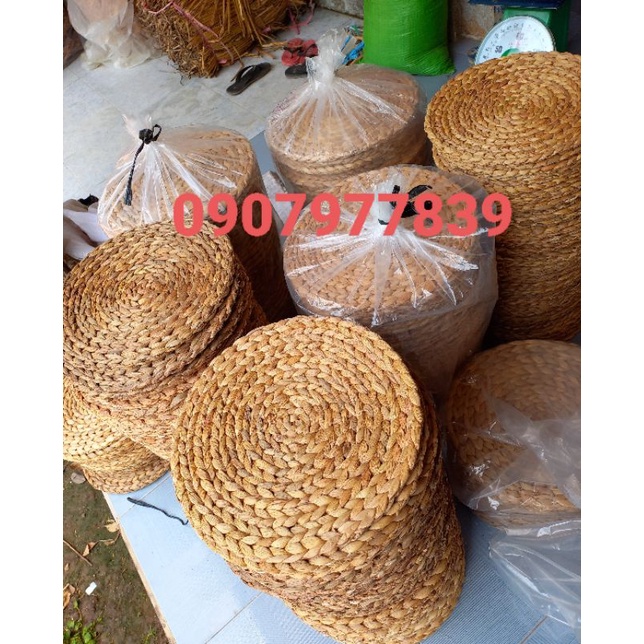 Thảm Lục Bình Lót Ly, Phụ Kiện Chụp Ảnh, Trang Trí Nhà Cửa Size 12cm, 20cm, 25cm, 30cm,