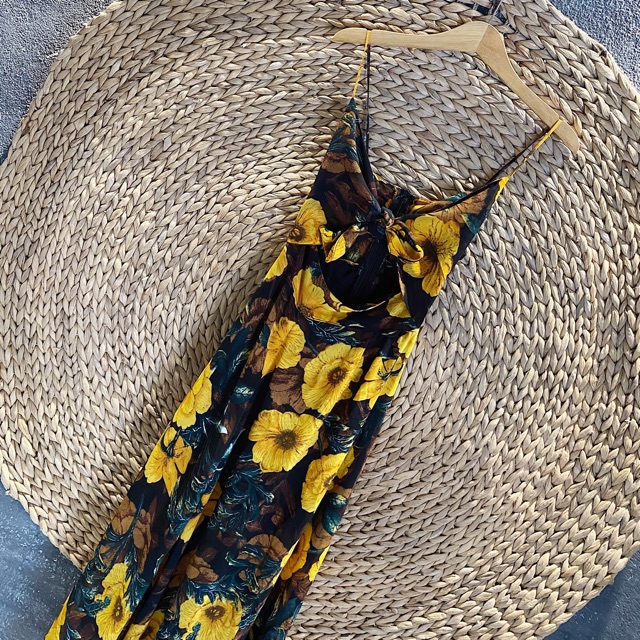 ( Ảnh thật ) váy hoa nơ ngực | BigBuy360 - bigbuy360.vn