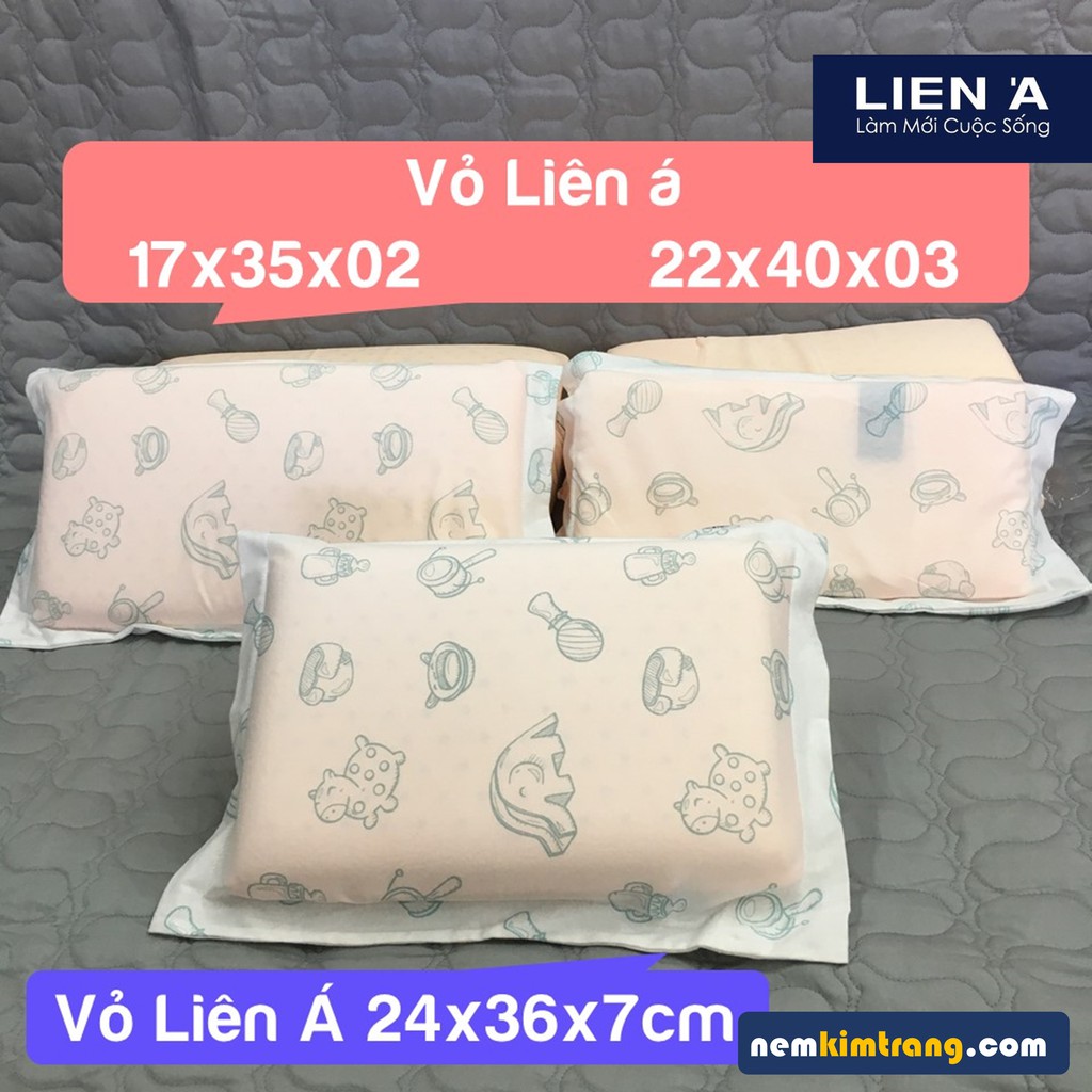 [Mã LIFE15S100K giảm 10% đơn 300K] Gối cao su em bé Liên Á - CHỐNG NGẠT, CHỐNG MỎI