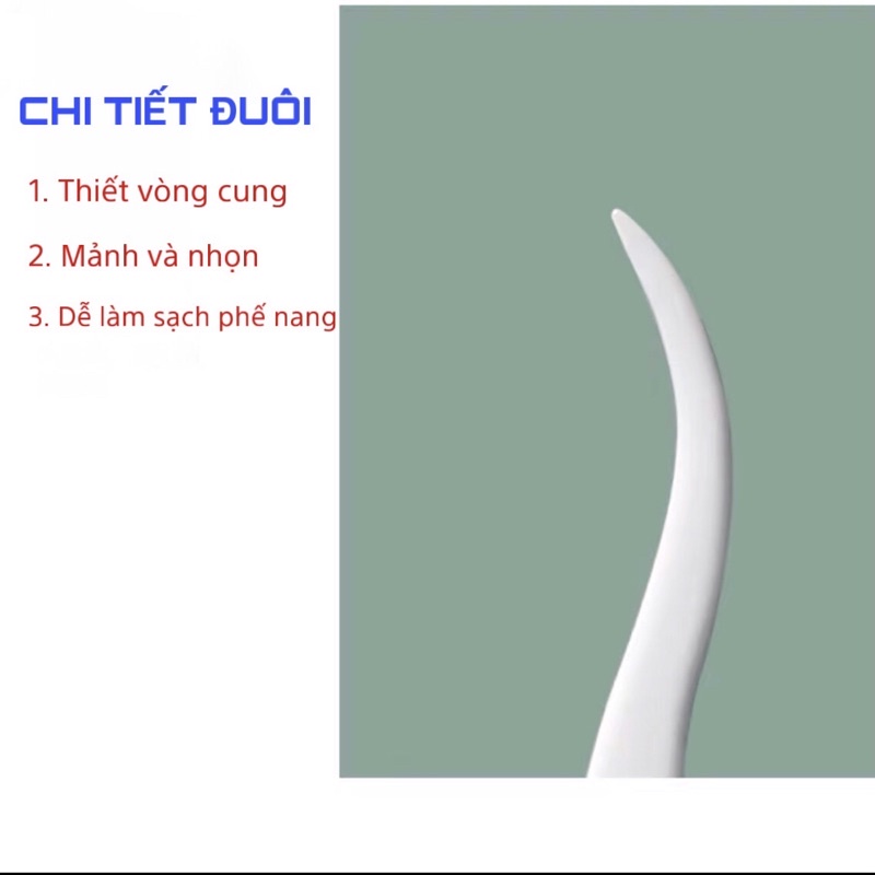 Tăm chỉ nha khoa có cán, Tăm xỉa răng nha khoa DENTO hộp 50 cây sợi mỏng dễ luồn lách kích thước 2,5 x 7,4cm