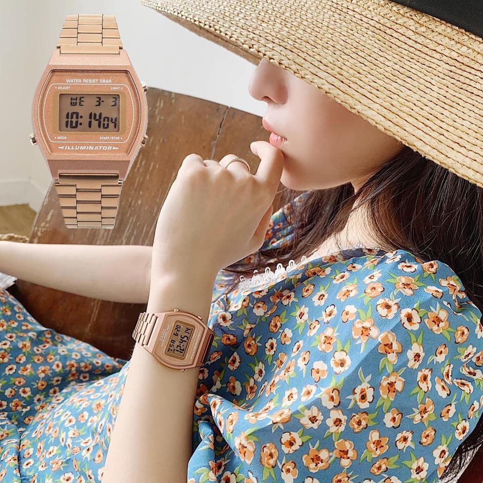 Đồng hồ nữ Casio B640 Rose [Chuẩn Auth]