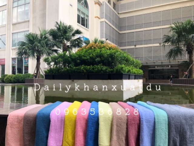 Khăn tắm cotton nhiều màu 65x135 - 320gr