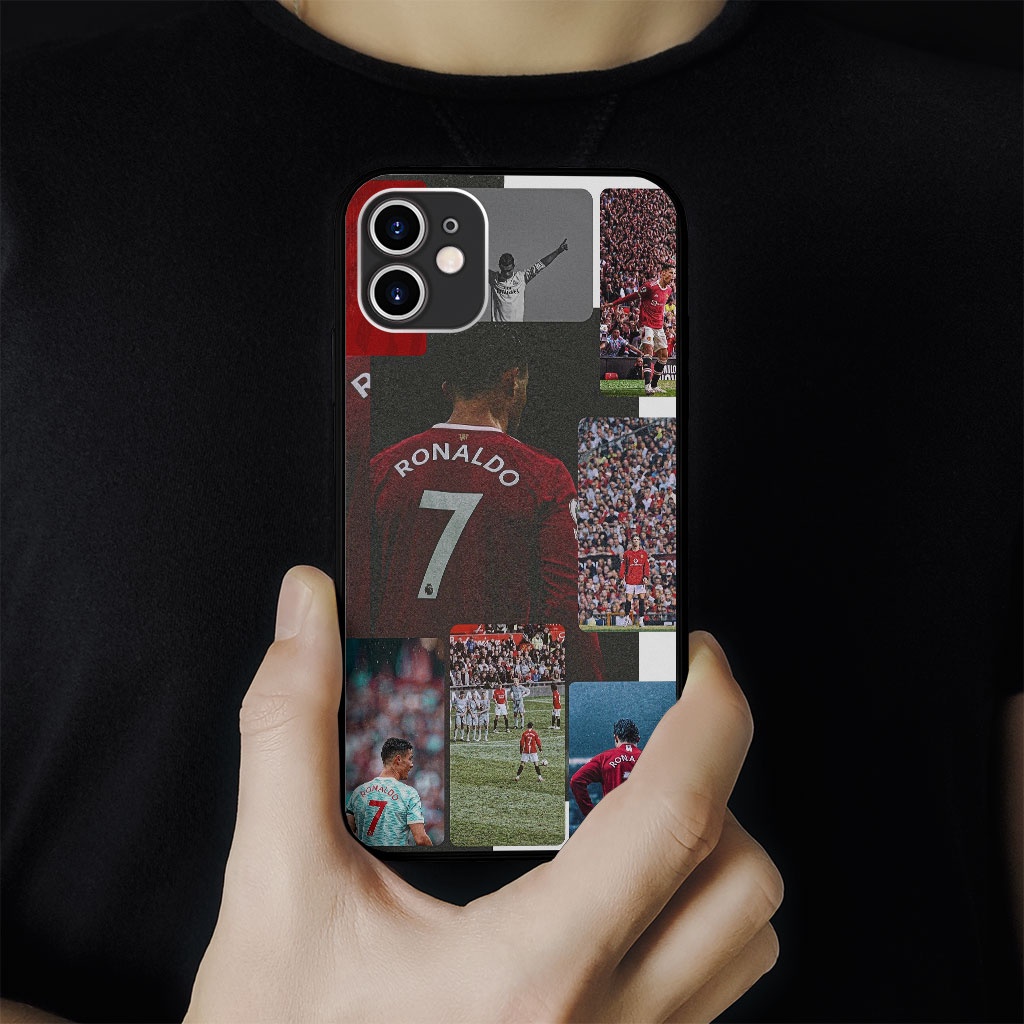 Ốp lưng ronaldo photo strip collage pro 13 11 12 promax 7 8 plus xs X Xr  FOO20222532