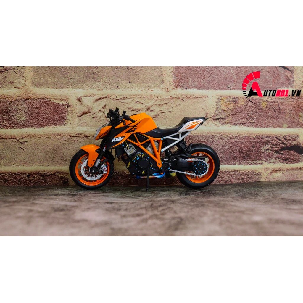 MÔ HÌNH XE KTM DUKE 1290 ĐỘ MÂM - PÔ KIM LOẠI AUTONO1 D156