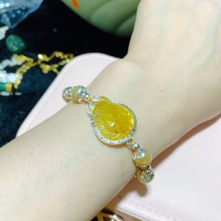 VÒNG TAY HỒ LY TÓC VÀNG BẠC TA