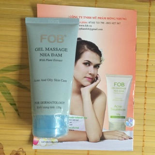 Sữa rửa mặt massage FOB (Mẫu mới)