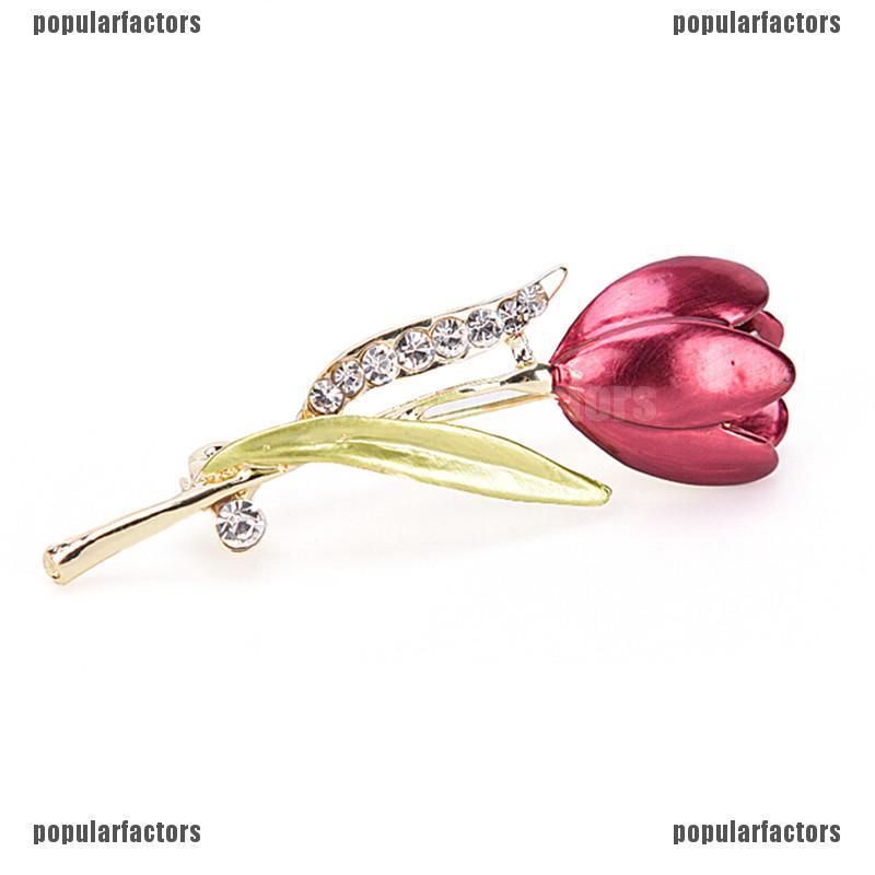 Ghim Cài Áo Hình Hoa tulip Thời Trang