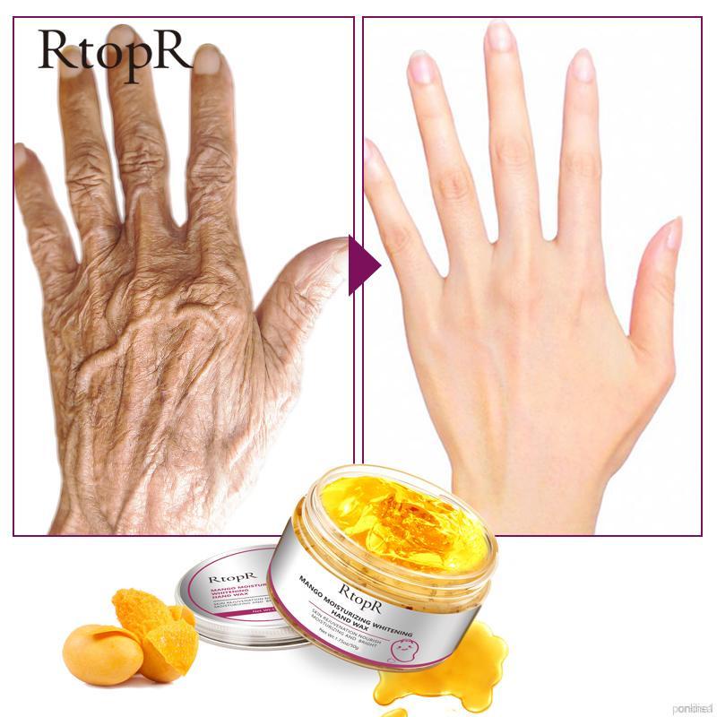 Mango Hand Wax Whitening Skin Hand Mask Repair Exfoliating Calluses Film Cream