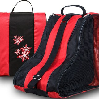 Túi đựng giày patin 3 ngăn rộng rãi để được 1 đôi giày kèm các phụ kiện